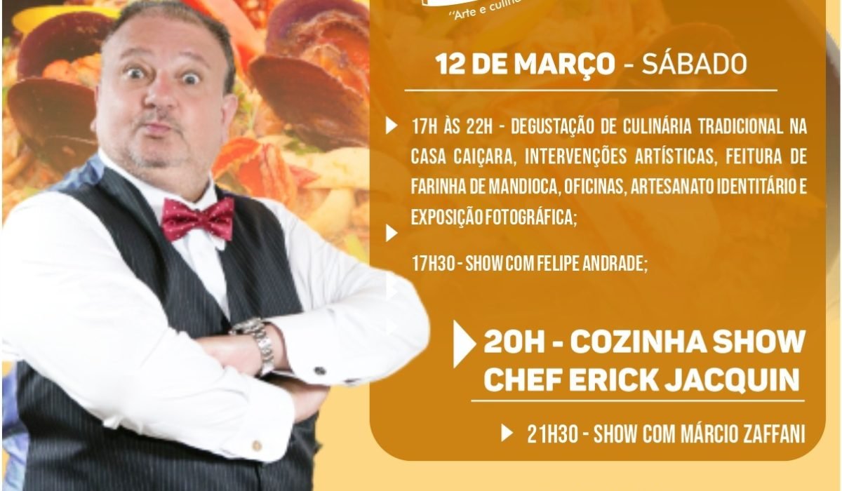 5o Festival Gastronômico Caiçara - Erick Jacquin -12mar22