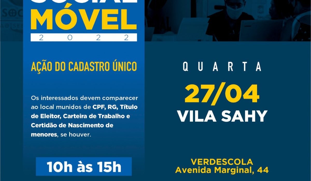 ARTE AÇÃO SOCIAL MÓVEL VILA SAHY SEDES
