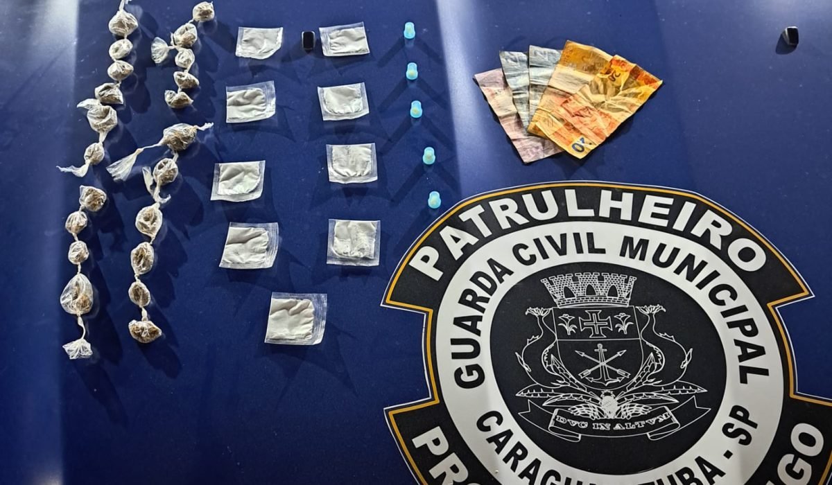 Adolescente é preso em flagrante por tráfico de drogas em Caraguatatuba