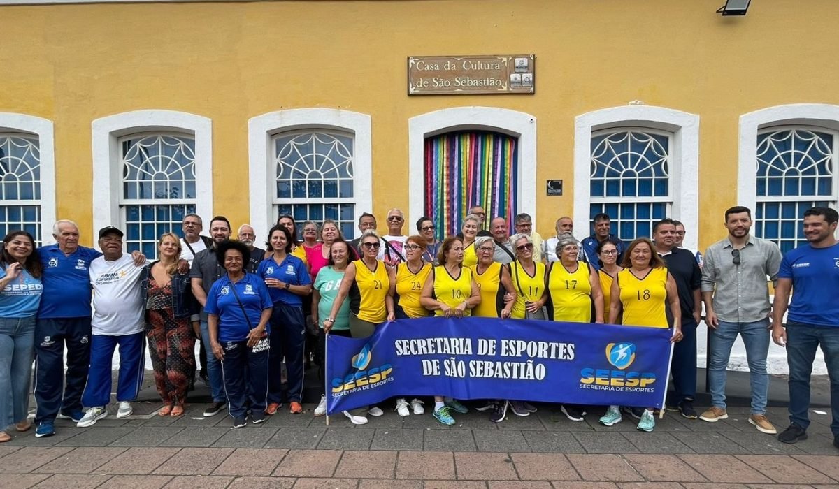 Atletas sebastianenses participam da 25ª edição dos Jogos da Melhor Idade em Guaratinguetá (2)