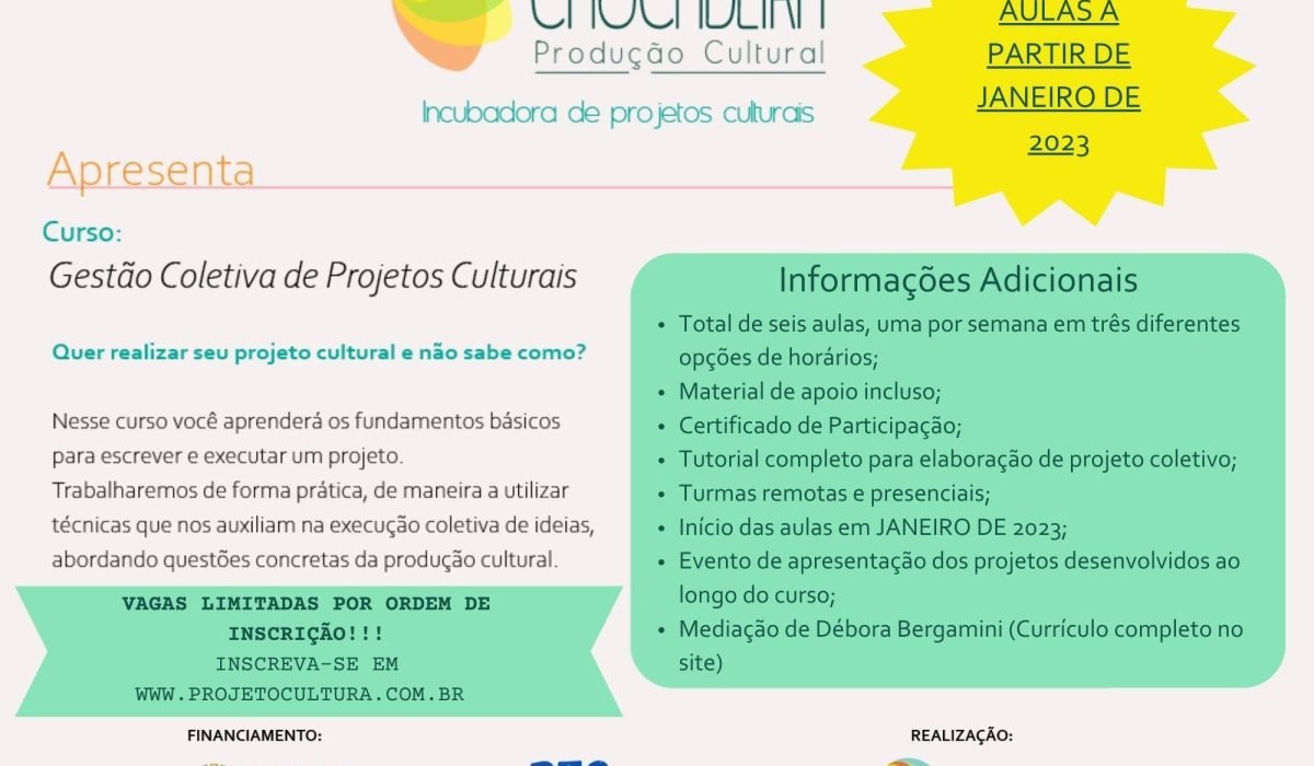 Gestão Coletiva de Projetos Culturais