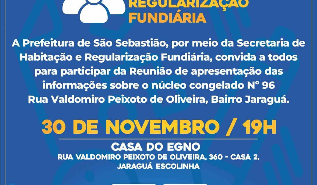 Reunião comunitária Jaraguá