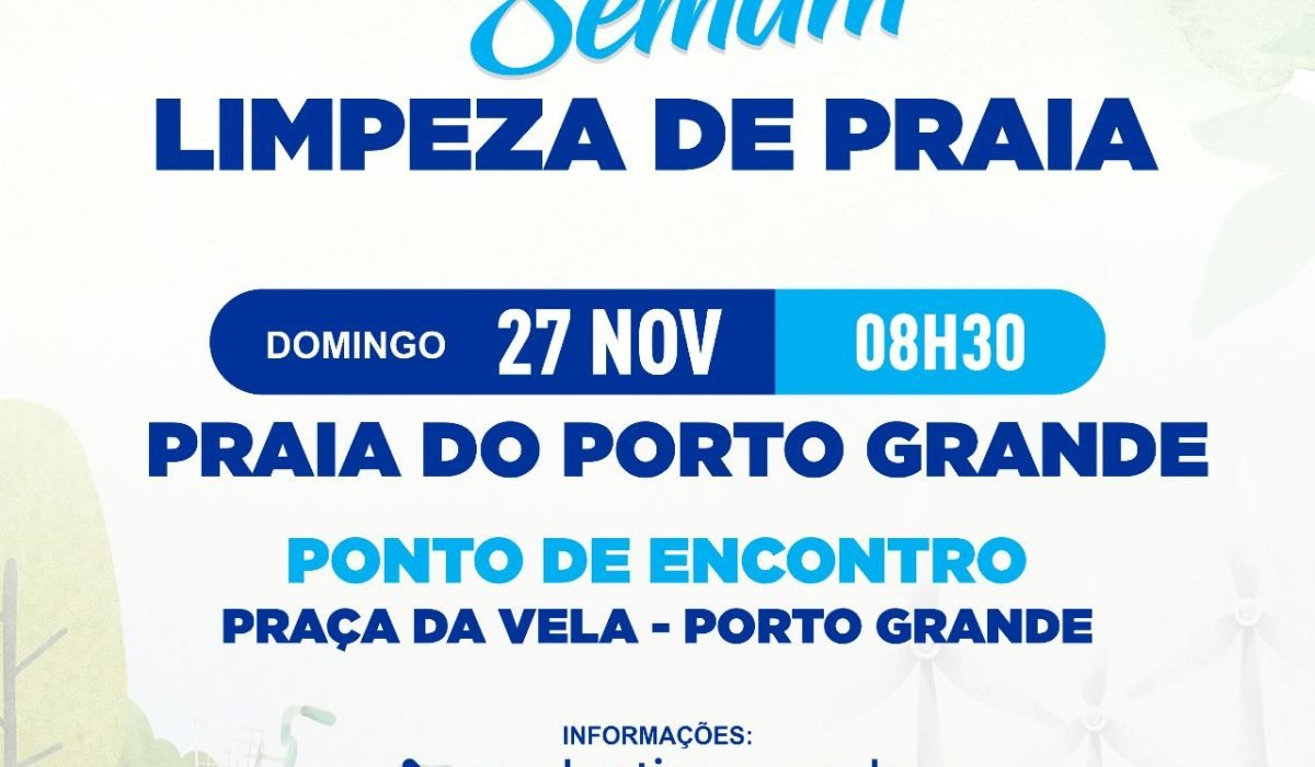 limpeza de praias